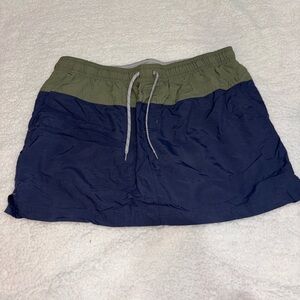Columbia Men's Athletic Shorts - Olive and Navy